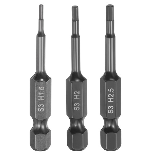 3pcs 5 flat hex - flat,